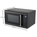 1000 Watt Countertop Microwave Oven, Black and Stainless Steel, 1.1 cu. ft. Hamilton Beach HB61B100027880 [BOX OPENED]