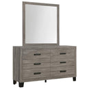  IFDC Olivia 8 pc 54 Double Bedroom Set IMAGE 3