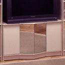  Monarch TV Stand HT 852 TV Stand - Champagne/Brass IMAGE 1