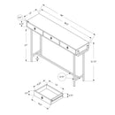  Monarch Console Table I 3299 IMAGE 5