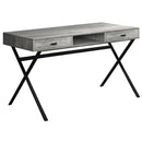  Monarch Computer Desk - Grey Reclaimed Wood/Black I 7448 IMAGE 1
