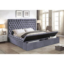  IFDC IF 5790 - 60 Queen Platform Storage Bed IMAGE 1