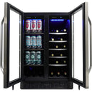  Silhouette 24-inch Built-in Combination Beverage Center SBC051D1BSS IMAGE 2