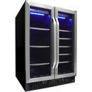  Silhouette 24-inch Built-in Combination Beverage Center SBC051D1BSS IMAGE 3