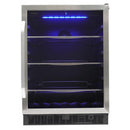  Silhouette Riccotta 24-inch Freestanding Combination Beverage Center SBC057D1BSS IMAGE 2