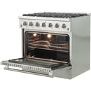  Forno Galiano Alta Qualita 36-inch Freestanding Gas Range with Convection Technology FFSGS6244-36 IMAGE 7