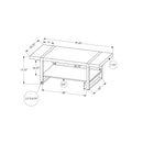  Monarch I 2850 Cocktail Table - Brown Reclaimed Wood-Look/Black Metal IMAGE 10