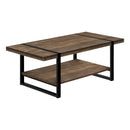  Monarch I 2850 Cocktail Table - Brown Reclaimed Wood-Look/Black Metal IMAGE 1