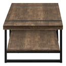  Monarch I 2850 Cocktail Table - Brown Reclaimed Wood-Look/Black Metal IMAGE 3