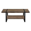  Monarch I 2850 Cocktail Table - Brown Reclaimed Wood-Look/Black Metal IMAGE 4
