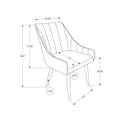  Monarch I 1187 Dining Chair - Black/Black IMAGE 11