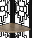  Monarch I 3621 62" Bookcase - Dark Taupe/Black IMAGE 6