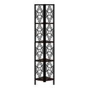  Monarch I 3622 62" Bookcase - Espresso/Black IMAGE 1