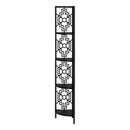  Monarch I 3622 62" Bookcase - Espresso/Black IMAGE 2