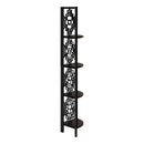  Monarch I 3622 62" Bookcase - Espresso/Black IMAGE 4