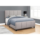  Monarch I 6025Q Queen Bed - Grey Linen IMAGE 2