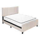  Monarch I 6026Q Queen Bed - Beige Linen IMAGE 1