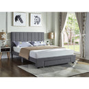  IFDC IF 5483 - 54 Full Platform Storage Bed - Grey IMAGE 1
