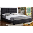  IFDC IF 5490 - 60 Queen Platform Storage Bed - Black IMAGE 1