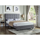  IFDC IF 5493 - 60 Queen Platform Storage Bed - Grey IMAGE 1