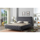  IFDC IF 5865 - 78 King Platform Bed - Grey IMAGE 1