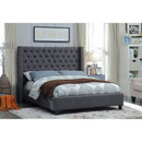  IFDC IF 5897 - 78 King Platform Bed - Grey IMAGE 1