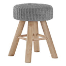  Monarch I 9013 Ottoman - Grey/Natural IMAGE 1