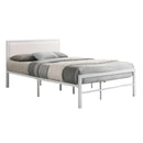  IFDC IF 141W - 54 Full Platform Bed - White IMAGE 1