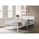  IFDC IF 141W - 54 Full Platform Bed - White IMAGE 2