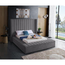  IFDC IF 5720 - 78 King Platform Bed - Grey IMAGE 1