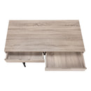  Monarch I 7555 Computer Desk - Dark taupe/Black Metal IMAGE 5