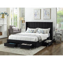  IFDC IF 5313 - 78 King Platform Bed - Black IMAGE 2