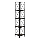  Monarch I 3645 60" Bookcase - Espresso/Black IMAGE 3