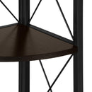  Monarch I 3645 60" Bookcase - Espresso/Black IMAGE 6