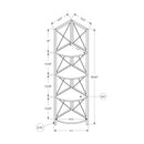  Monarch I 3651 60" Bookcase - White Marble/Black IMAGE 5