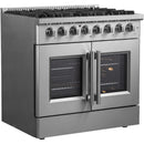  Forno 36-inch Freestanding Dual Fuel Range with True European Convection Technology FFSGS6356-36 IMAGE 3