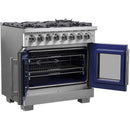  Forno 36-inch Freestanding Dual Fuel Range with True Convection Technology FFSGS6387-36 IMAGE 5