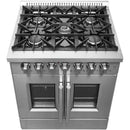  Forno 30-inch Freestanding Dual Fuel Range with French Door FFSGS6356-30 IMAGE 7
