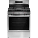 Frigidaire Gallery 30-inch Freestanding Gas Range with Air Fry Technology GCRG3060BF IMAGE 1