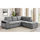  IFDC IF-9035 RHF Sectional Sofa Bed - Grey IMAGE 1