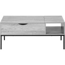  Monarch I 3805 Lift-Top Cocktail Table - Grey/Black Metal IMAGE 3