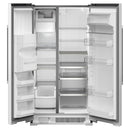  Maytag 36-inch, 24.5 cu. ft. Freestanding Side-by-Side Refrigerator with Exterior Ice and Water Dispenser MRSF4036PW IMAGE 2