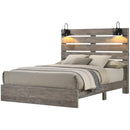  IFDC Charlotte 78" King Platform Bed IMAGE 1