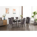  IFDC C-1250 Dining Chair - Grey Velvet IMAGE 2