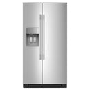  KitchenAid 36-inch, 28.7 cu. ft. Freestanding Side-by-Side Refrigerator with Exterior Ice and Water Dispenser KRSF536RPS IMAGE 1