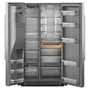  KitchenAid 36-inch, 28.7 cu. ft. Freestanding Side-by-Side Refrigerator with Exterior Ice and Water Dispenser KRSF536RPS IMAGE 2