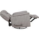 IFDC Swivel Glider Fabric Recliner with Wall Recline IF-6345 IMAGE 6