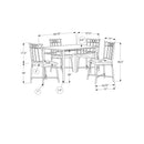 Monarch 5 pc Dinette I 1014 IMAGE 11