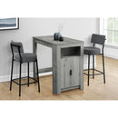 Monarch I 1204 24"X 48" Counter Height Dining Table - Grey IMAGE 1