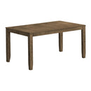 Monarch I 1341 Dining Table - Antique Brown Veneer 36"X 60" IMAGE 2